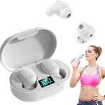 SŁUCHAWKI BEZPRZEWODOWE BLUETOOTH 5.1 DOUSZNE BT WBUDOWANY POWERBANK TWS