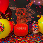 LAMPKA LED USB 3D PILOT PIKACHU KOLORY RGB DLA DZIECI NA PREZENT DO POKOJU