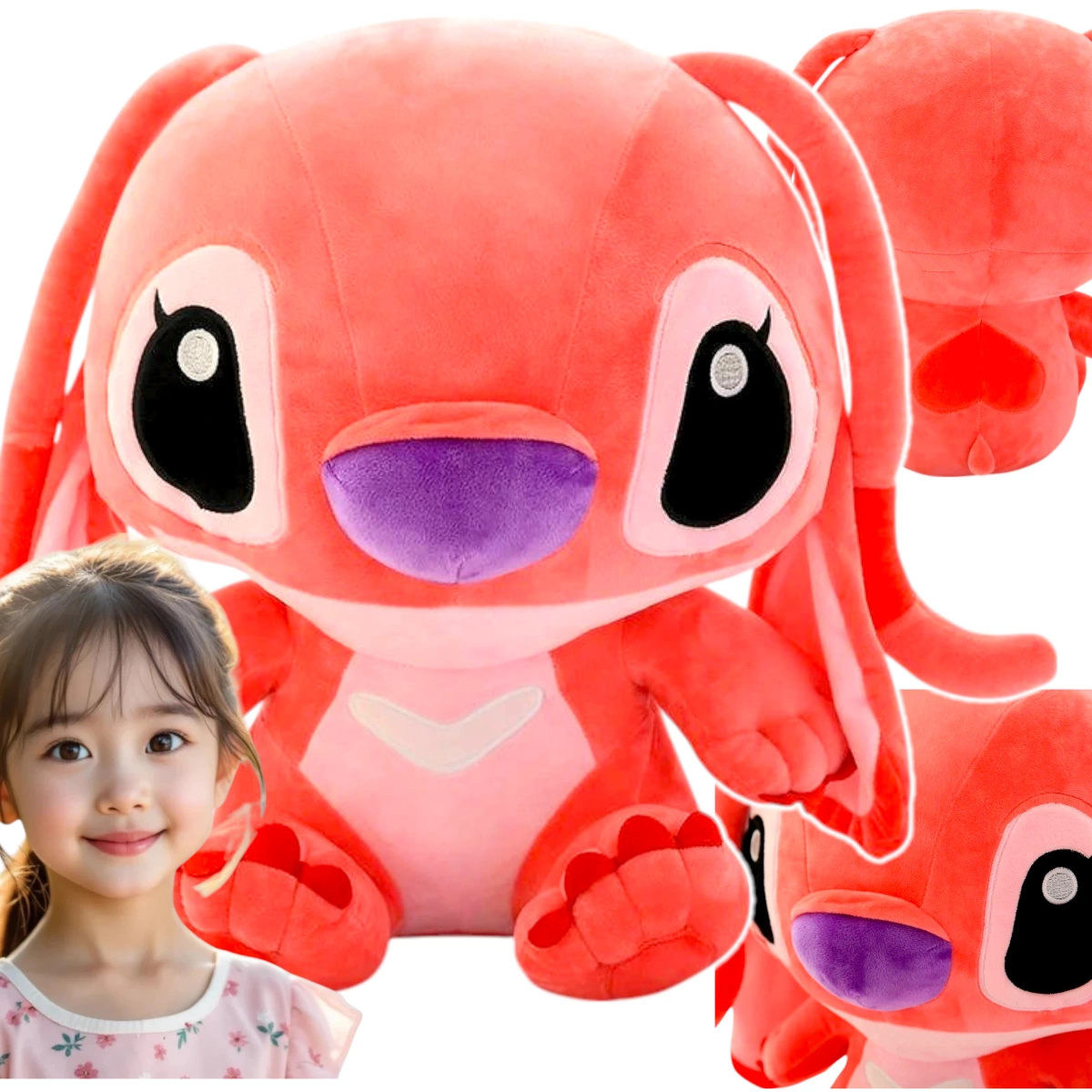 ANDZIA STICH MASKOTKA PLUSZOWA PLUSZAK PRZYTULANKA ZABAWKA LILO I STITCH