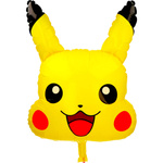 DUŻY BALON FOLIOWY POKEMON PIKACHU NA URODZINY DLA DZIECI DUŻY 74cm 