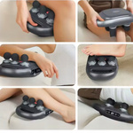 MASAŻER DO PLECÓW STÓP CIAŁA 6 GŁOWIC TWOJA DOMOWA STREFA RELAKSU AKUMULATOR