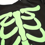 STRÓJ NA HALLOWEEN - KOŚCIOTRUP FLUORESCENCYJNY (ŚWIECI W CIEMNOŚCI) rozmiar XL