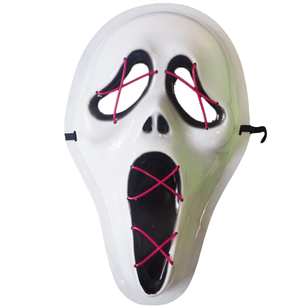 MASKA DUCH KRZYK SCARY MOVIE ŚWIECĄCA LED NA IMPREZĘ NA KONCERT PRZEBRANIE