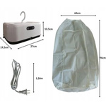 SUSZARKA DO UBRAŃ NA PRANIE BŁYSKAWICZNA ELEKTRYCZNA PRZENOŚNA 600W CICHA