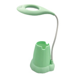 LAMPKA BIURKOWA Z POJEMNIKIEM LED USB PODSTAWKA NA TELEFON  DLA DZIECI