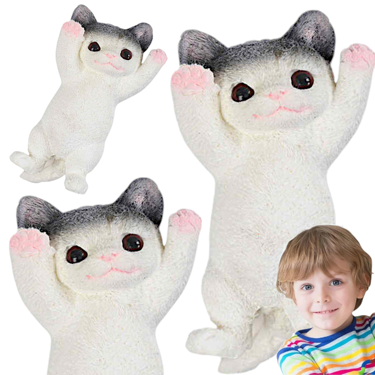 GNIOTEK ANTYSTRESOWY KOT Z POSYPKĄ - SQUISHY KOTEK 