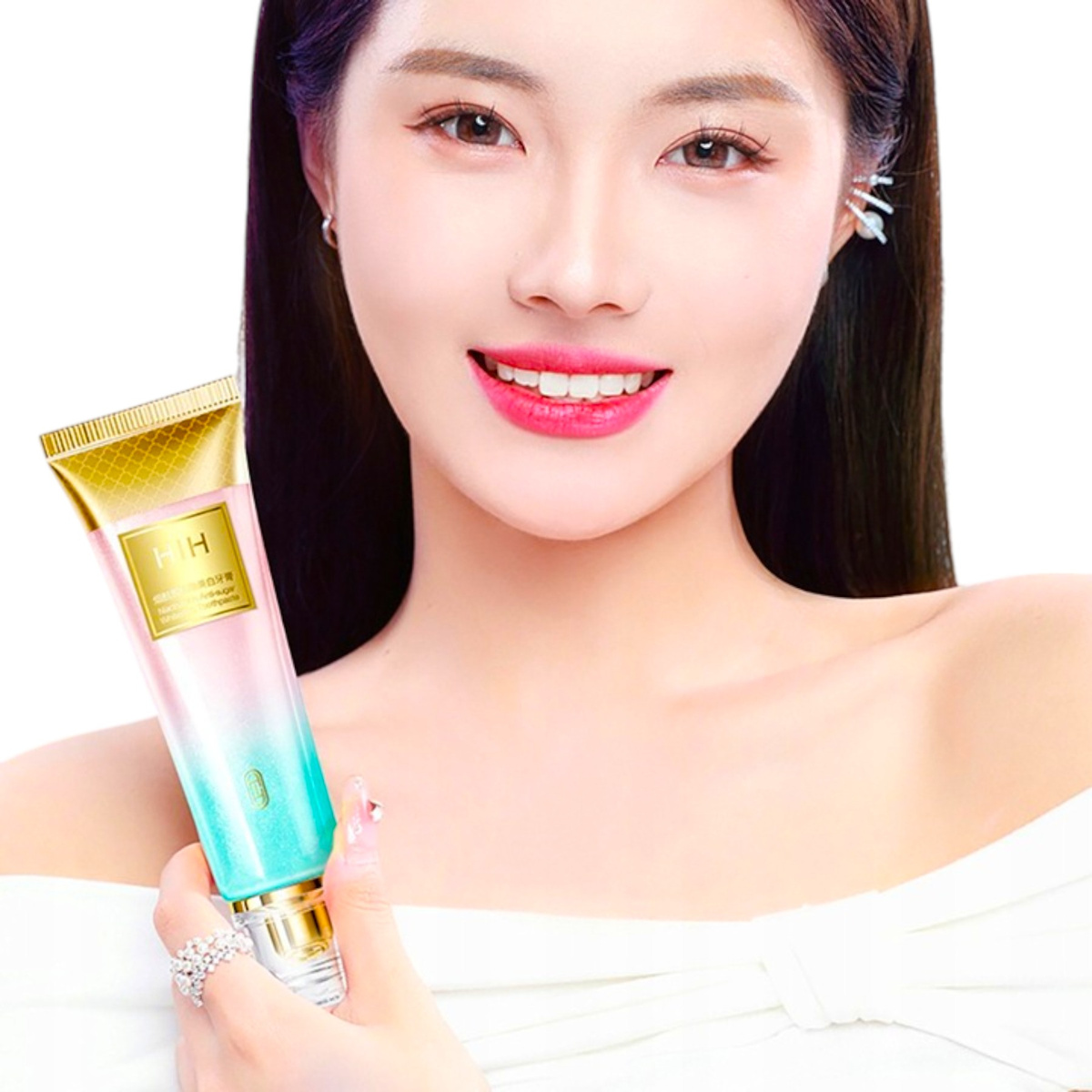 HIH NIKOTYNAMIDOWA PASTA DO ZĘBÓW Z NIACYNIDEM 100g SMAK BRZOSKWINIA 