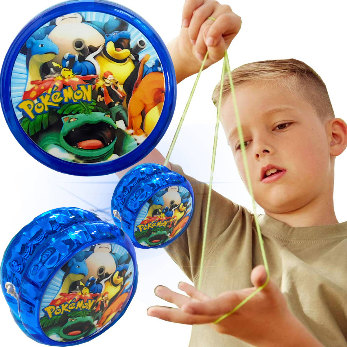 JOJO POKEMON GO PIKACHU YOYO - ŚWIECĄCE JO-JO ZABAWKA ZRĘCZNOŚCIOWA 