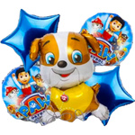ZESTAW BALONÓW PSI PATROL RUBBLE BALONY NA URODZINY IMPREZA DLA DZIECI 5szt