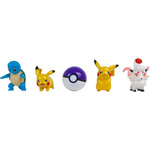 FIGURKI POKEMON GO MEGA ZESTAW 5w1 4 FIGURKI + POKEBALL KULA PIKACHU 