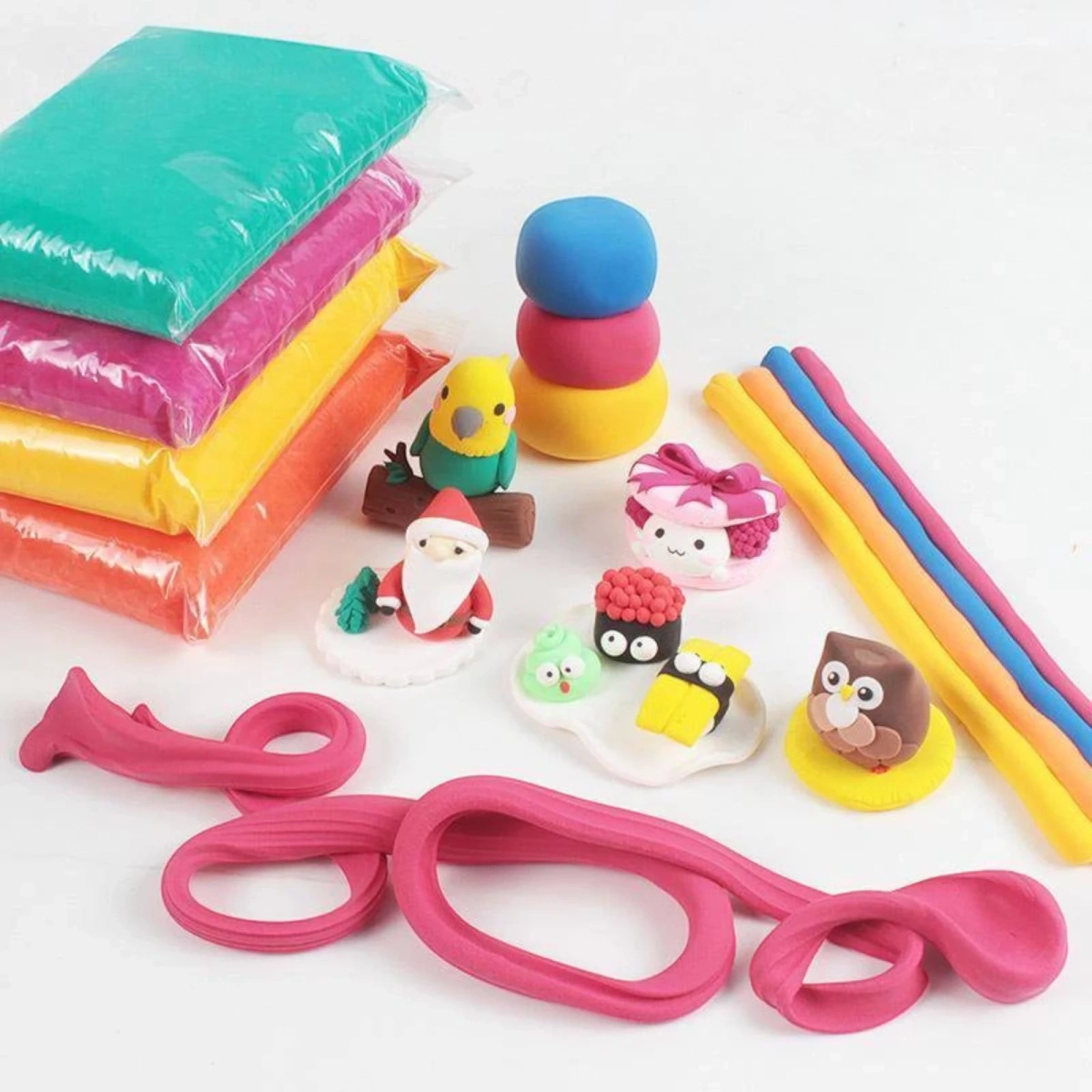 Super Clay Magiczna Piankolina Sensoryczna 48 sztuk