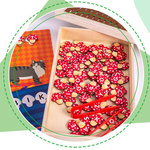 DREWNIANE PUZZLE GRZYBKI UKŁADANKA DREWNIANA GRA EDUKACYJNA MONTESSORI 