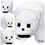 MINECRAFT DUŻA MASKOTKA Z GRY NIEDŹWIEDŹ POLARNY PLUSZOWA FIGURKA BIAŁY MIŚ