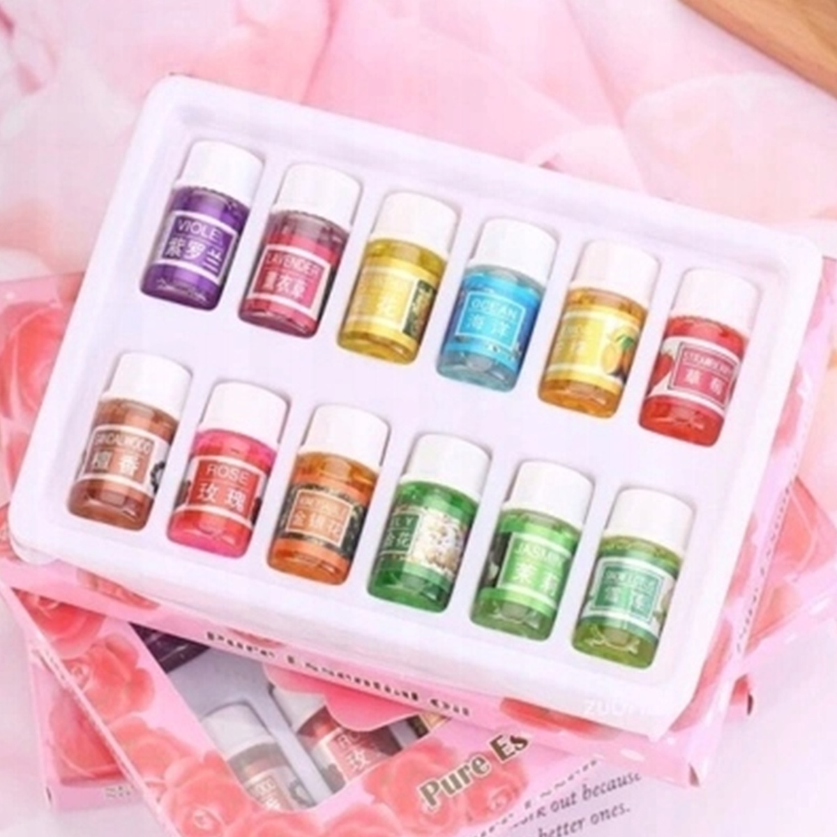 OLEJKI ZAPACHOWE ZESTAW OLEJKÓW DO NAWILŻACZA NAWILŻACZY AROMATERAPIA 12szt