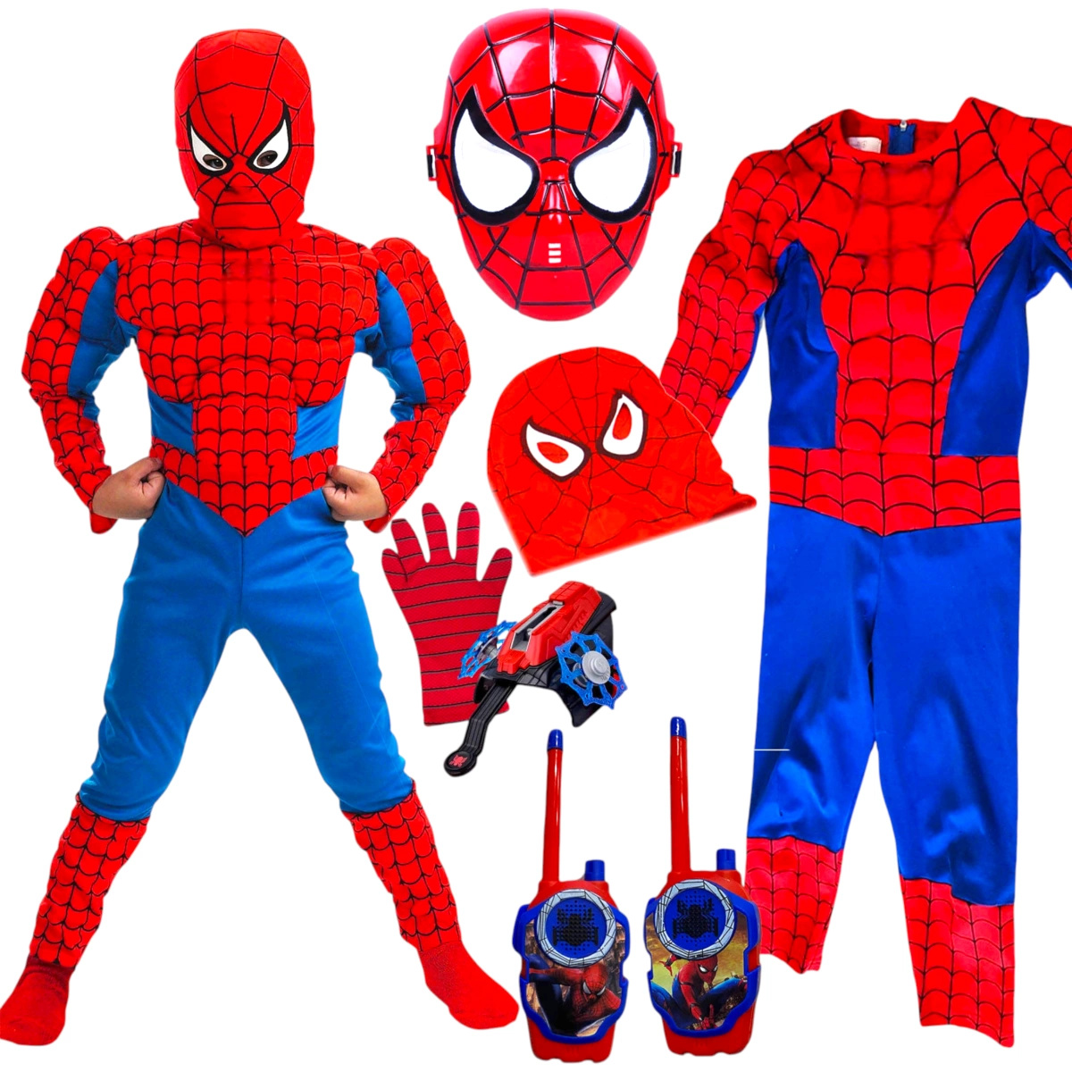 SPIDERMAN Zestaw Strój Dla Chłopca Kostium + Akcesoria