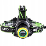 LATARKA CZOŁOWA LED MOCNA  AKUMULATORY REFLEKTOR COB CZOŁÓWKA NA PREZENT