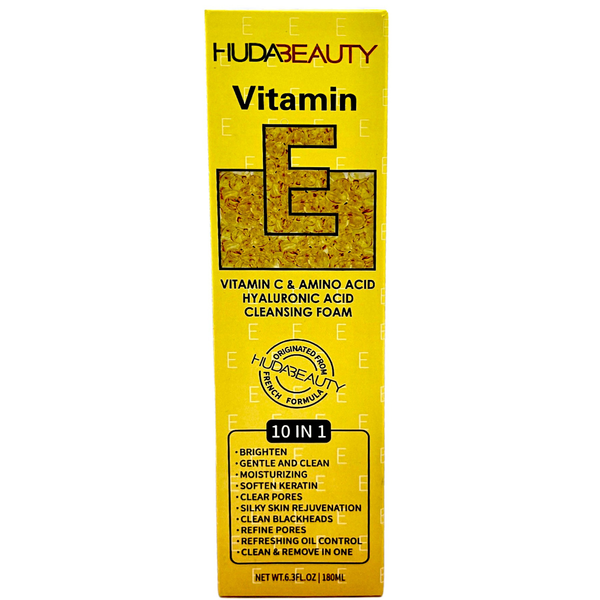 OCZYSZCZAJĄCA PIANKA DO TWARZY Z WITAMINĄ C I E 150ml + SZCZOTECZKA 