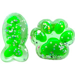 GNIOTEK ANTYSTRESOWY KOCIA ŁAPKA SZKIELET RYBY SQUISHY ŁAPKA RYBKA MOCHI