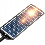 LAMPA SOLARNA 2400W CZUJNIK RUCHU ZMIERZCHU OGRODOWA LATARNIA PILOT GRARAŻ 