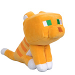 MINECRAFT RUDY KOT LIS DUŻA MASKOTKA Z GRY PLUSZAK FIGURKA  MIĘKKA KOTEK