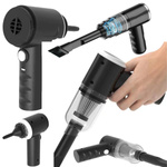 MINI RĘCZNY ODKURZACZ DO DOMU SAMOCHODU BEZPRZEWODOWY DO AUTA  3w1 DMUCHAWA