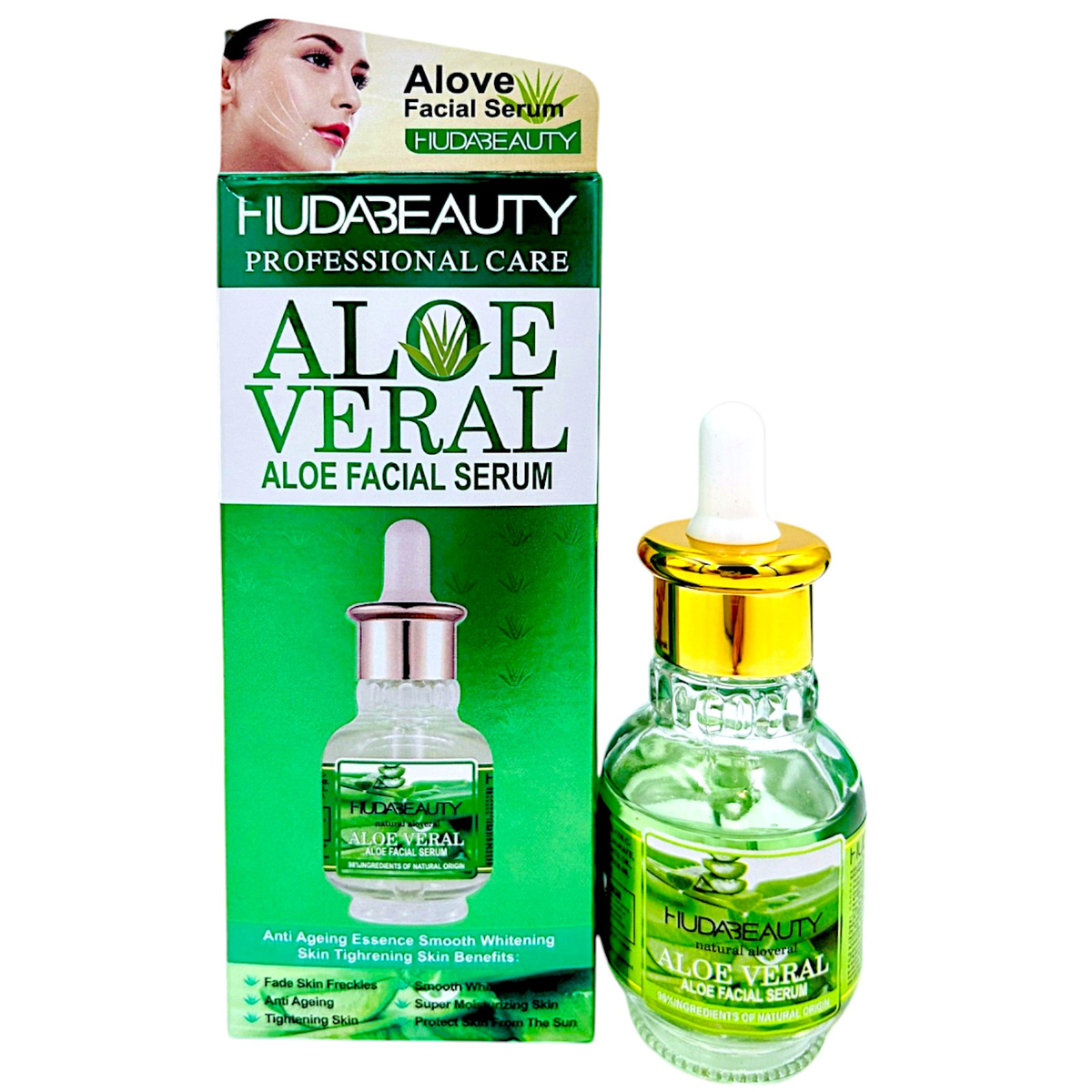 SERUM DO TWARZY Z WYCIĄGIEM Z ALOESU 40ml GŁĘBOKIE NAWILŻENIE I UKOJENIE