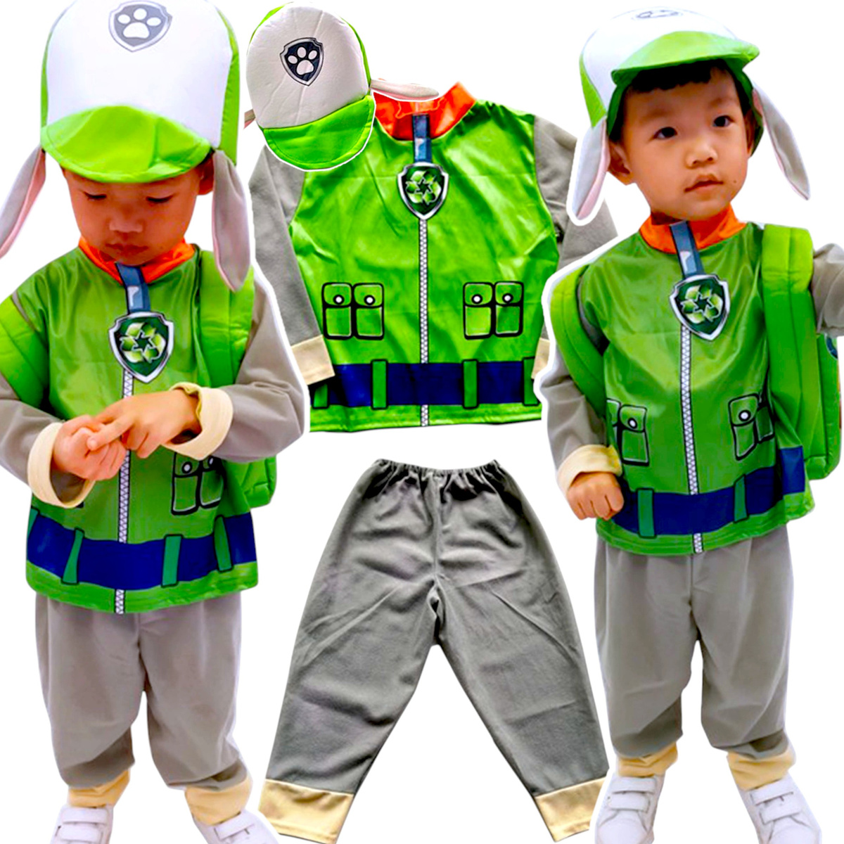 PSI PATROL STRÓJ ROCKY PRZEBRANIE KOSTIUM NA IMPREZĘ 3w1 rozmiar S 98-110