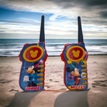 MYSZKA MIKI WALKIE TALKIE DWIE SŁUCHAWKI KRÓTKOFALÓWKI 2x KRÓTKOFALÓWKA