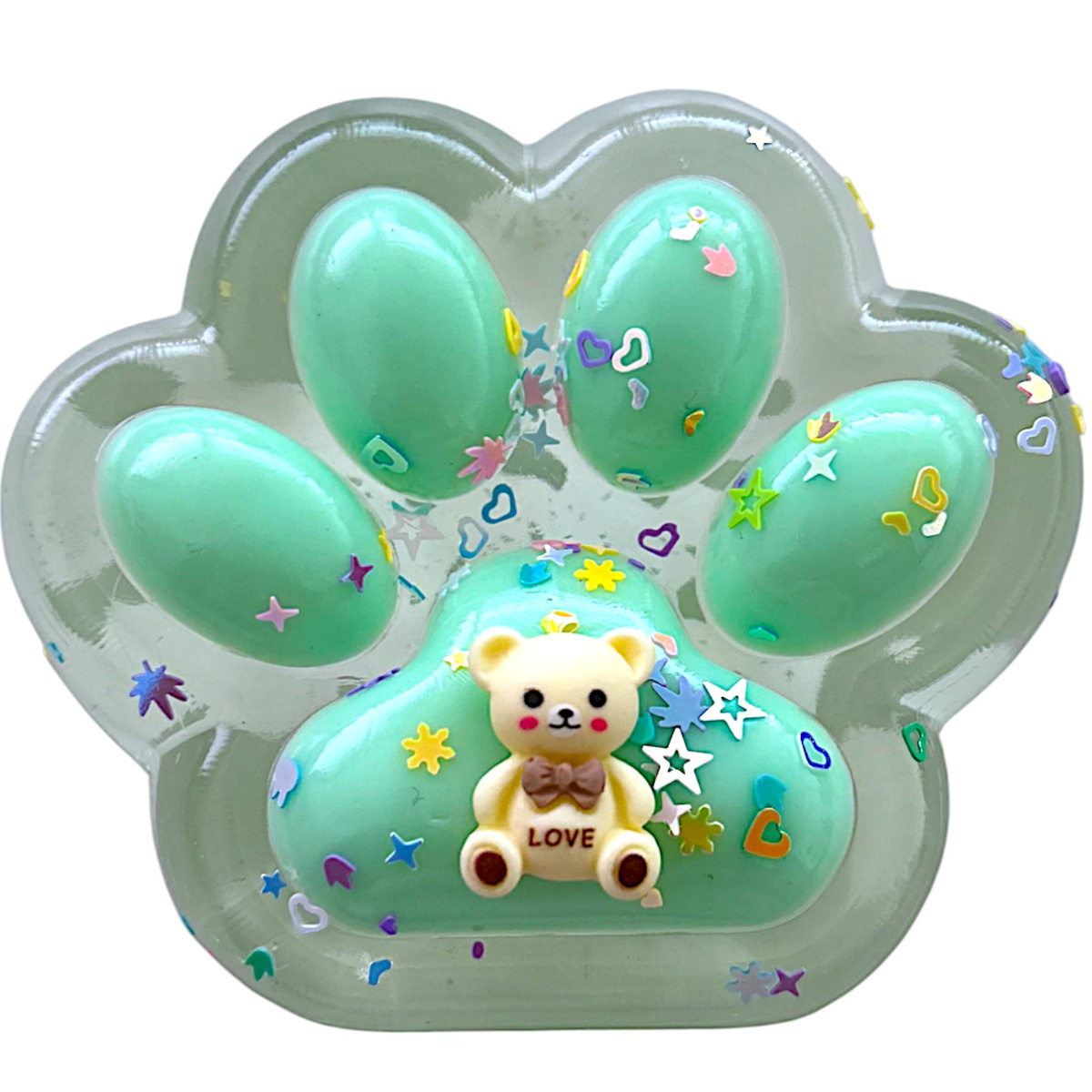 DUŻY GNIOTEK KOCIA ŁAPKA PSIA ŁAPA ZABAWKA ANTYSTRESOWA SQUISHY KOLOROWY XL