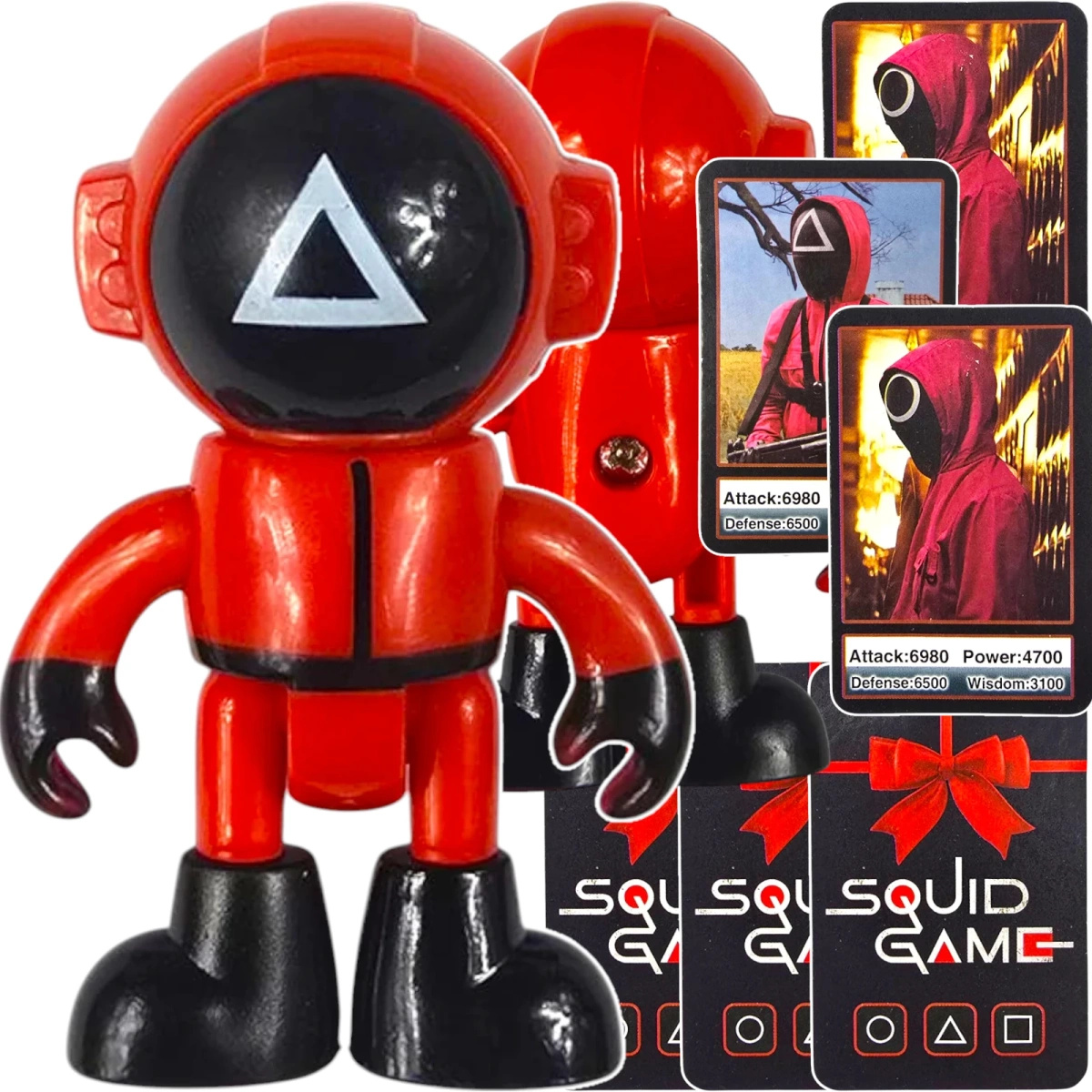 FIGURKA SQUID GAME KOLEKCJONERSKA KARTA DLA FANÓW SERIALU MUST-HAVE GADŻET