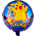 DUŻY BALON FOLIOWY NA URODZINY POKEMON PIKACHU 45cm URODZINOWY NA IMPREZĘ
