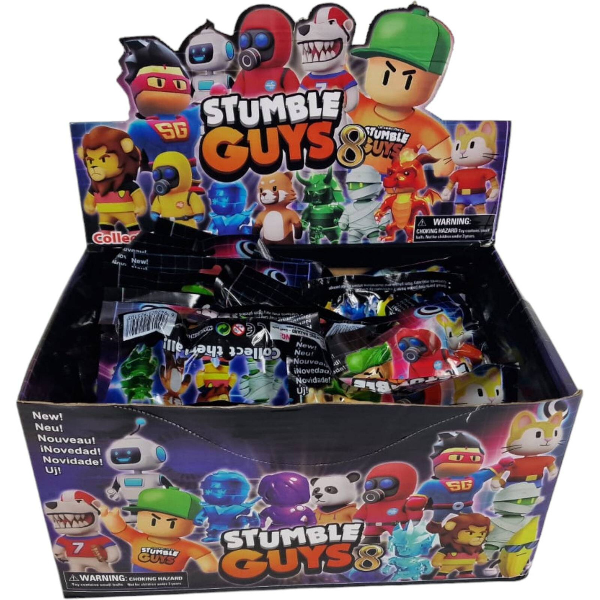 STUMBLE GUYS FIGURKA NIESPODZIANKA + 3 KARTY KOLEKCJONERSKIE SASZETKA  GRA