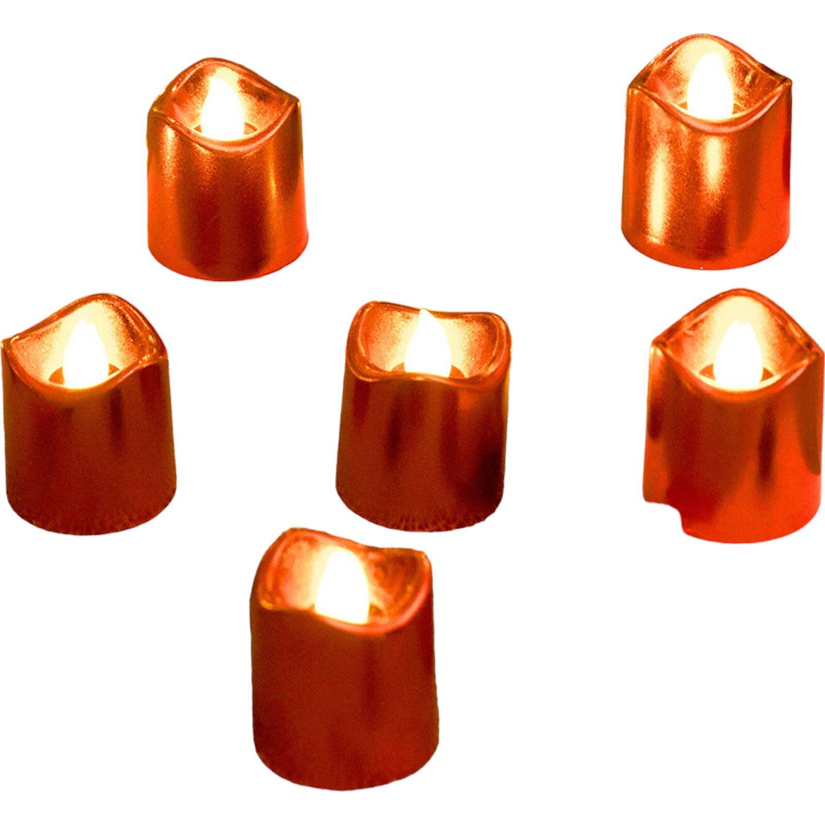 ŚWIECZKA WKŁAD DO ZNICZA EFEKT PŁOMIENIA 4 cm DO ZNICZY ŚWIECA NA BATERIE