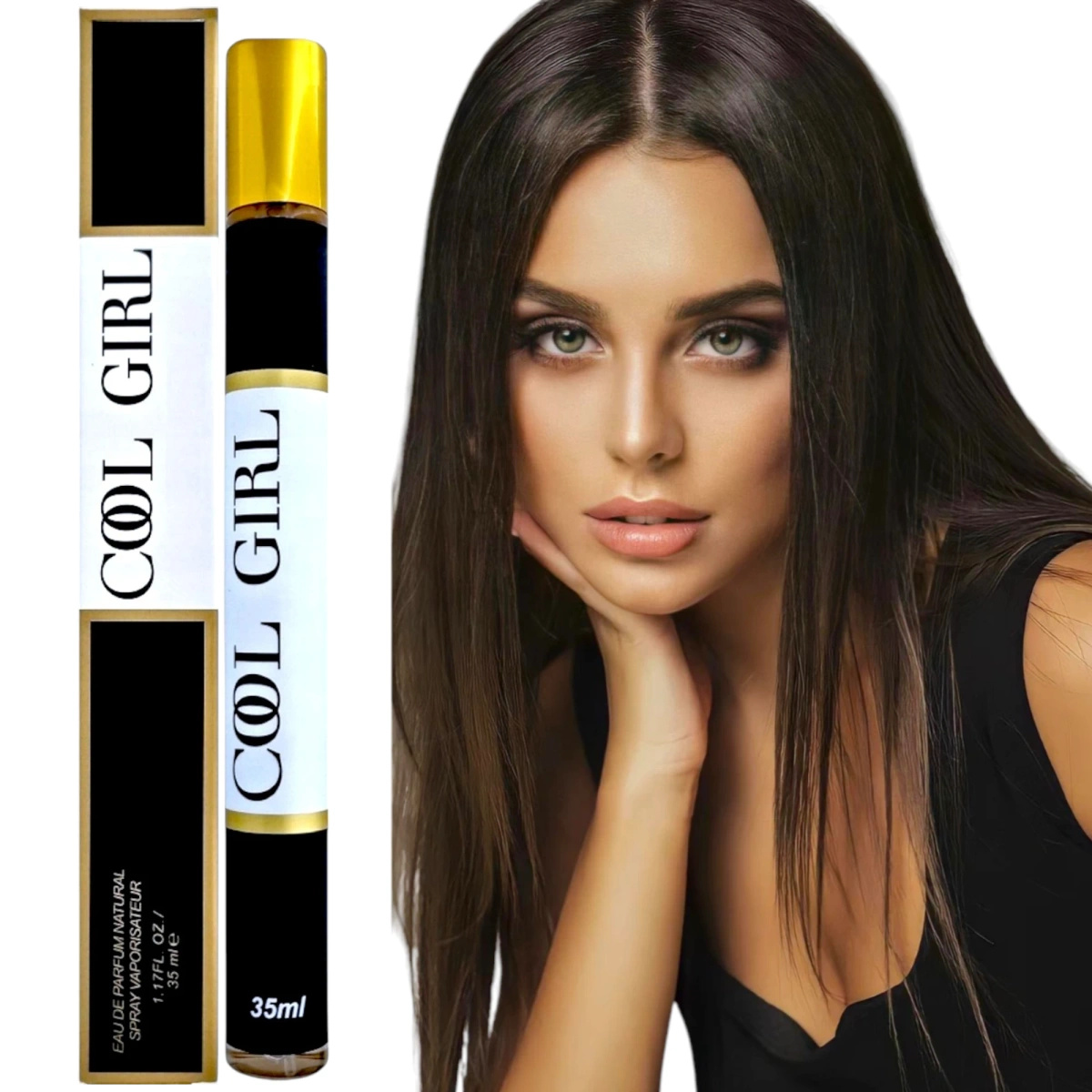 PERFUMY DLA KOBIET KOOL GIRL BLAK 35ml KWIATOWO ORIENTALNY ZAPACH DAMSKI 