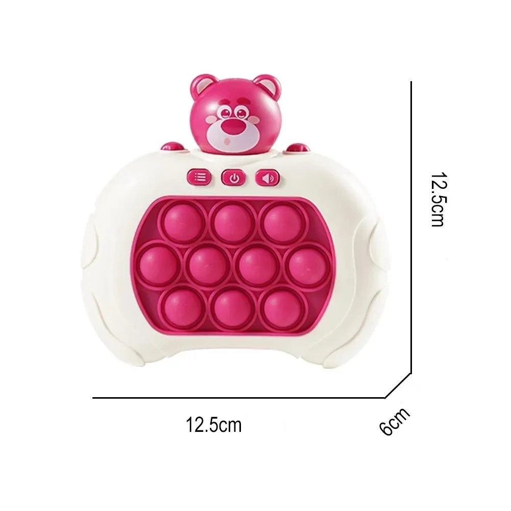 GRA POP IT FAST PUSH ANTYSTRESOWA ZRĘCZNOŚCIOWA BĄBELKI ELEKTRYCZNA KONSOLA