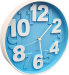 NOWOCZESNY DESIGNERSKI ZEGAR SCIENNY Z WYPUKŁYMI  CYFRAMI DUZY 30 cm 