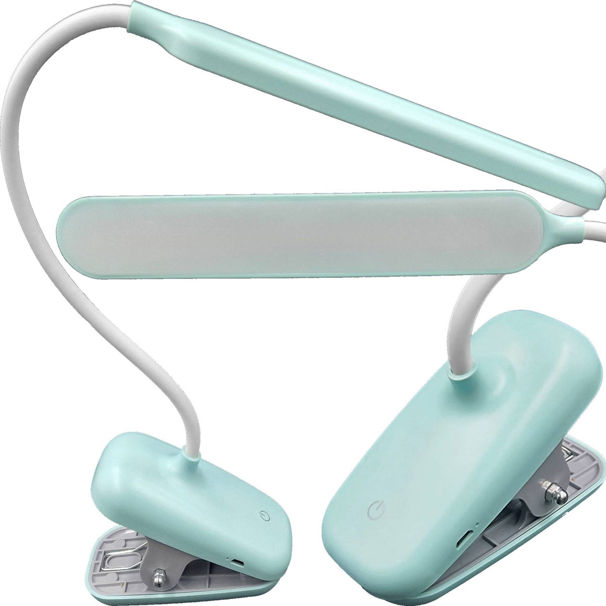 LAMPKA BIURKOWA SZKOLNA KLIPS DOTYKOWA 24 LED 4W USB 3 RODZAJE ŚWIATŁA