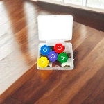 GONGGI KOREAŃSKA GRA  ZRĘCZNOŚCIOWA KOŚCI DO GRY SQUID GAME ZESTAW GONG-GI 