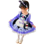 KUROMI STRÓJ DLA DZIEWCZYNKI SUKIENKA NA BAL KOSTIUM PRZEBRANIE roz 130/140