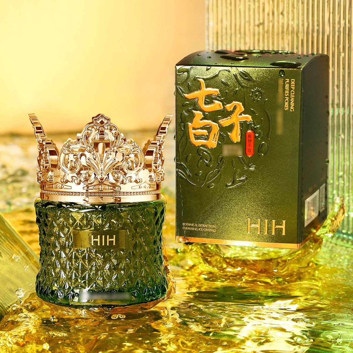 HIH OCZYSZCAJĄCY ŻEL DO MYCIA TWARZY KORONA 100g ODŚWIEŻAJĄCA FORMUŁA