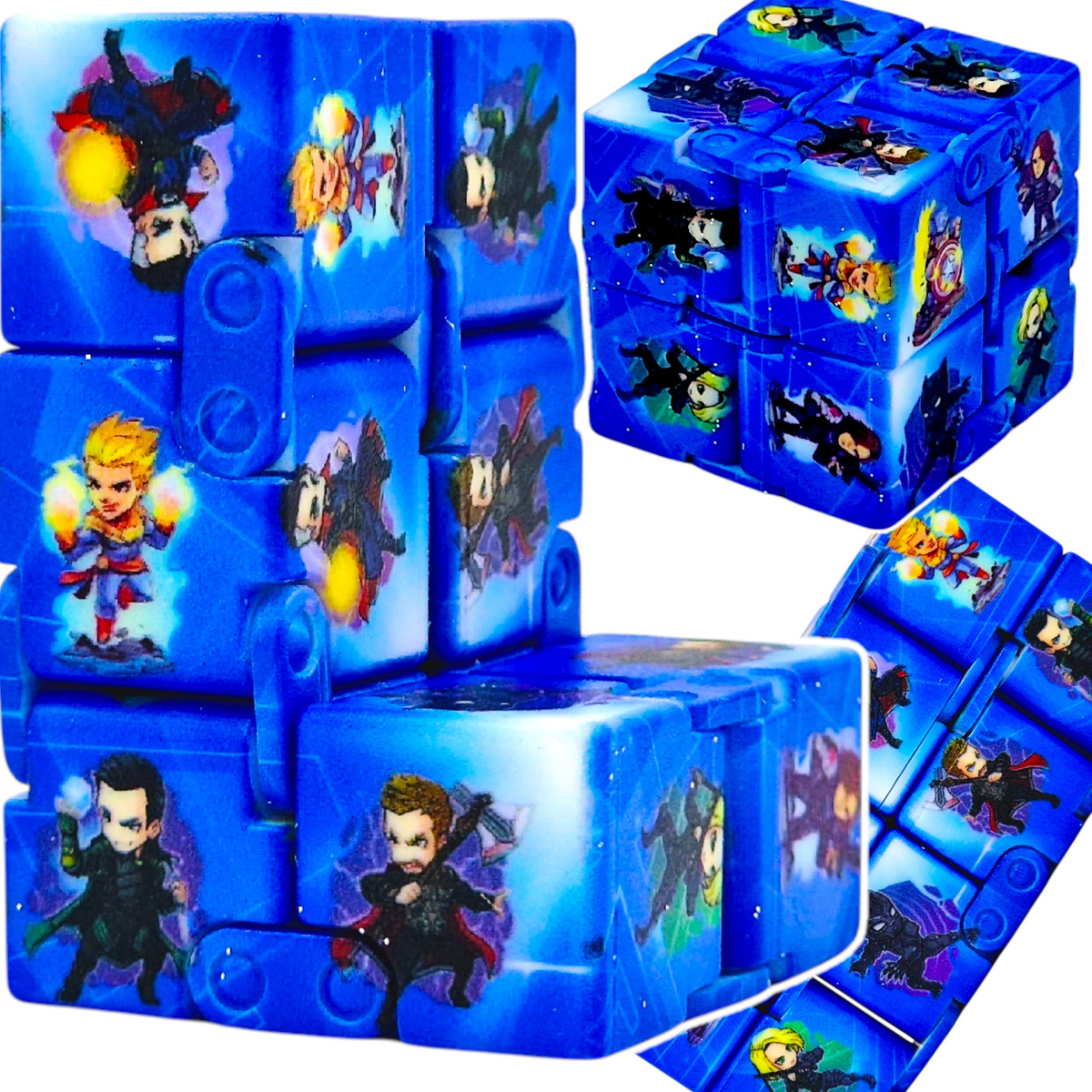 KOSTKA NIESKOŃCZONOŚCI ANTYSTRESOWA FIDGET ZABAWKA UKŁADANKA LOGICZNA