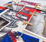 RAMKA NA 5 ZDJĘĆ MULTIFOTO KOLAŻ ANTYRAMA W STYLU URBAN MOTYW LONDYN PARYŻ