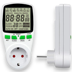 PROGRAMATOR CZASOWY Z DUŻYM EKRANEM LCD TIMER TYGODNIOWY 230V 16A 3680W 