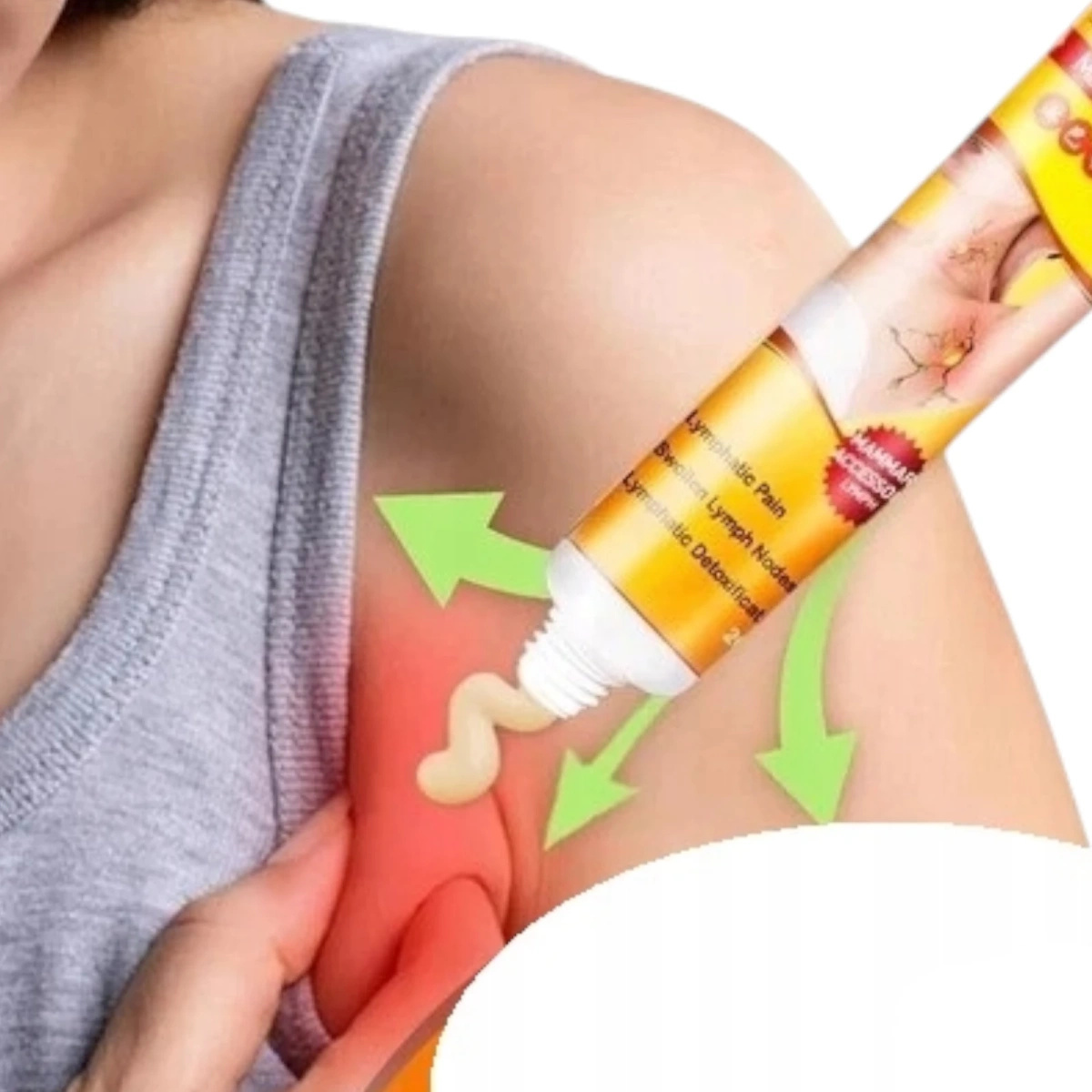 Ziołowy Krem Limfatyczny na OBRZĘK Zapalenie Węzłów Chłonnych Sumifun 20g