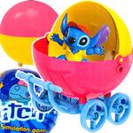 LILO I STICH KULA NIESPODZIANKA FIGURKA BRELOCZEK W KULI STITCH + AKCESORIA