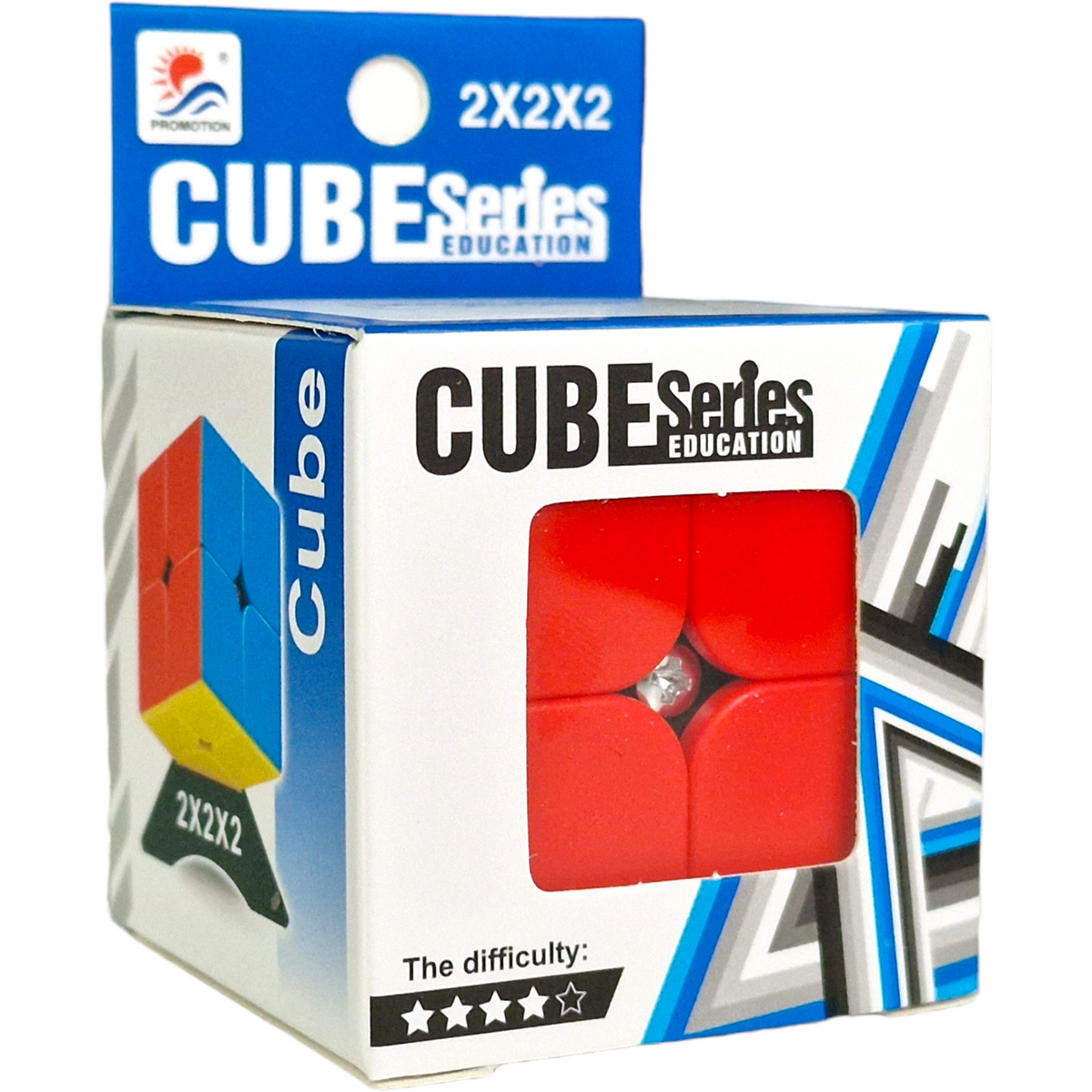KOSTKA LOGICZNA DO UKŁADANIA WYREGULOWANA 2x2x2 ZABAWKA EDUKACYJNA