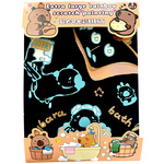 ZDRAPYWANKA TĘCZOWA KAPIBARA WYDRAPYWANKA DLA DZIECI RYSIK KREATYWNA ZABAWA