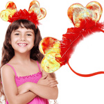  OPASKA NA GŁOWĘ DLA DZIEWCZYNKI KORONA KOLOR USZY