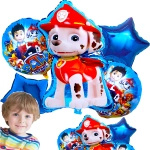 PSI PATROL ZESTAW 5 BALONÓW BALON MARSHALL RYDER BALONY NA URODZINY IMPREZĘ
