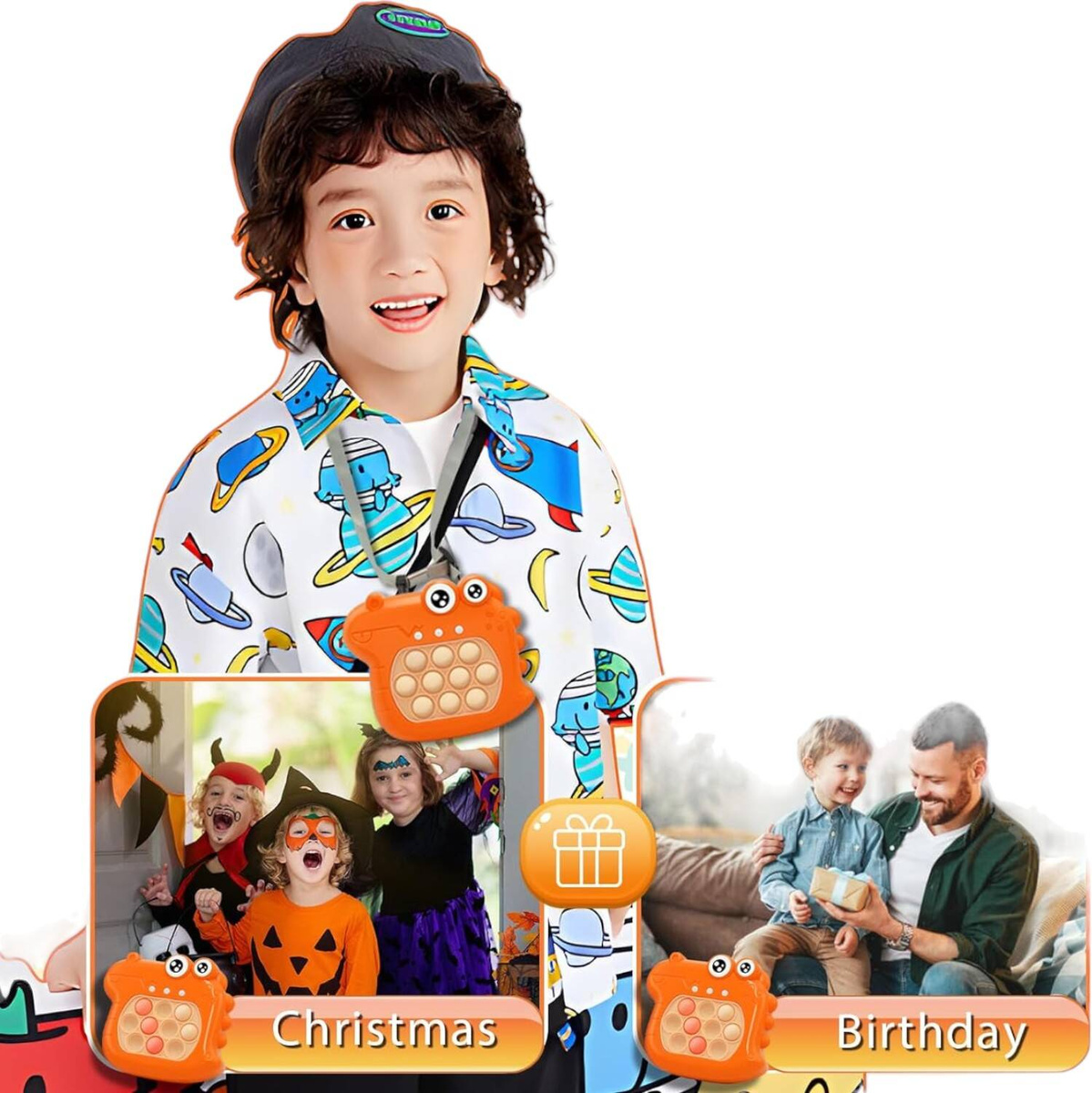 GRA QUICK PUSH POP IT KONSOLA PRZENOŚNA GIERKA ZRĘCZNOŚCIOWA DLA DZIECI 